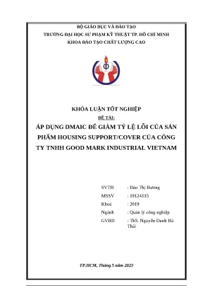 Giảm Tỷ Lệ Lỗi Sản Phẩm Housing Support Cover Bằng