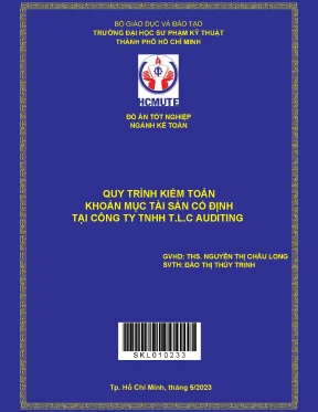 Quy trình kiểm toán tài sản cố định tại công ty TNHH T.C