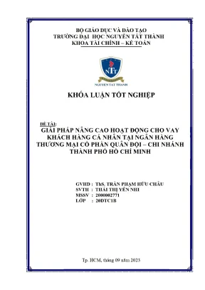 Giải pháp tối ưu cho vay khách hàng cá nhân tại MBBank
