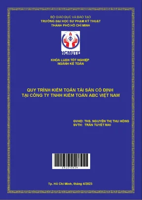 Quy trình kiểm toán tài sản cố định tại ABC Việt Nam