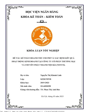 Kế Toán Doanh Thu và Chi Phí: Phân Tích Kết Quả Kinh