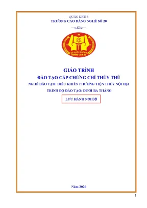 Giáo Trình Đào Tạo Chứng Chỉ Thủy Thủ: Điều Khiển Phương 