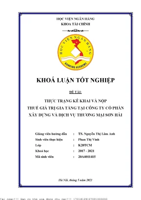 Kê Khai và Nộp Thuế Giá Trị Gia Tăng Tại Công Ty Cổ Phần