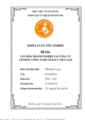 Khám Phá Văn Hóa Doanh Nghiệp Tại Công Ty Cổ Phần Công