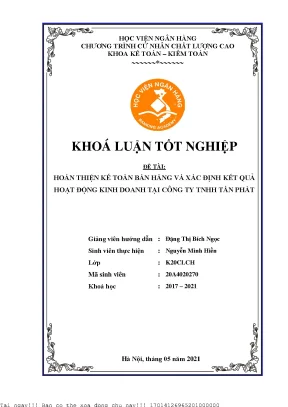 Cải Tiến Kế Toán Bán Hàng và Đánh Giá Kết Quả Kinh Doanh
