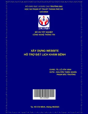 Xây Dựng Website Đặt Lịch Khám Bệnh Hiệu Quả