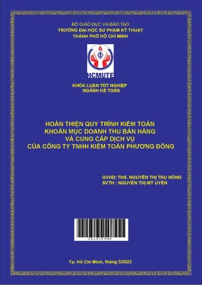 Quy trình kiểm toán doanh thu bán hàng và dịch vụ tại