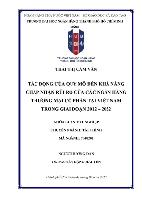 Tác Động Của Quy Mô Đến Khả Năng Chấp Nhận Rủi Ro Của