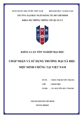 Chấp Nhận Thương Mại Xã Hội Tại Việt Nam: Minh Chứng và