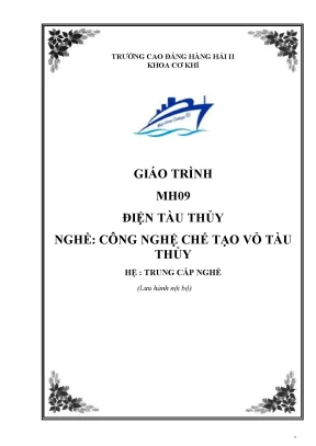 Giáo Trình Điện Tàu Thủy: Kết Cấu Tàu Thủy Trung Cấp