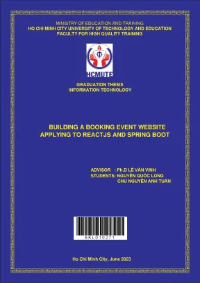 Xây Dựng Website Đặt Chỗ Sự Kiện Sử Dụng ReactJS và