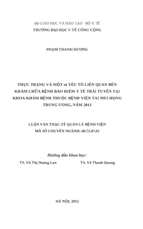 Khám Chữa Bệnh Bảo Hiểm Y Tế Trái Tuyến Tại Bệnh Viện