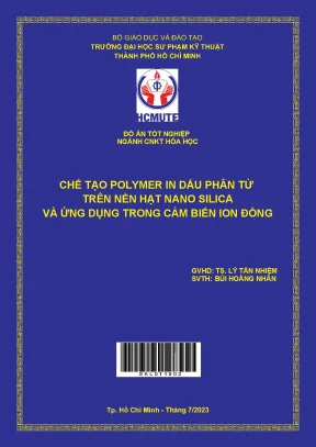 Chế Tạo Polymer In Dấu Phân Tử Trên Hạt Nano Silica Để