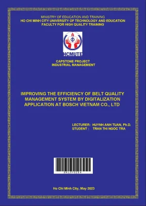 Nâng cao hiệu quả hệ thống quản lý chất lượng băng tải 