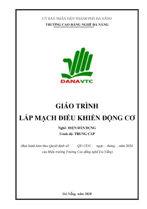 Giáo Trình Lắp Mạch Điều Khiển Động Cơ Điện Dân Dụng