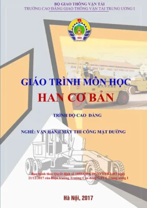 Giáo trình hàn điện cơ bản: Lý thuyết và thực hành (PDF)