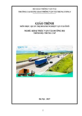 Giáo trình Quản trị Doanh nghiệp Vận tải Ô tô (Full)