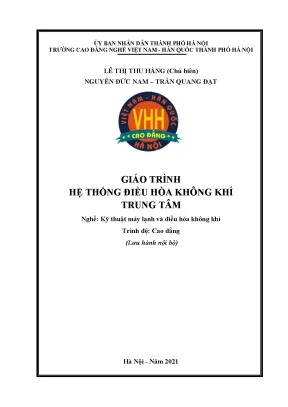 Giáo Trình Kỹ Thuật Lắp Đặt Hệ Thống Điều Hòa Không Khí 