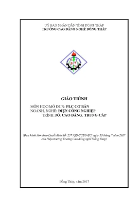 Giáo Trình PLC Cơ Bản Cho Ngành Điện Công Nghiệp
