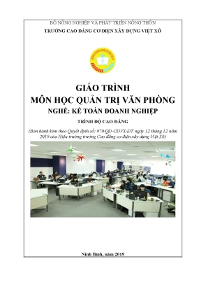 Giáo Trình Quản Trị Văn Phòng Nghề Kế Toán Doanh Nghiệp