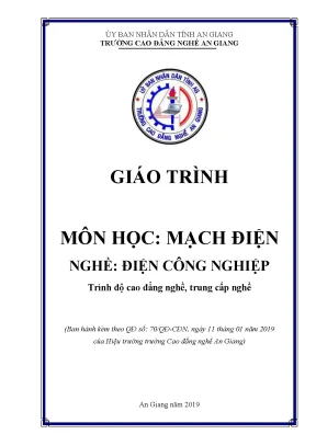 Giáo Trình Mạch Điện Nghề Điện Công Nghiệp