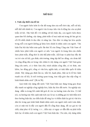 Xây Dựng Nhân Cách Sinh Viên Tại Các Trường Đại Học Bình 