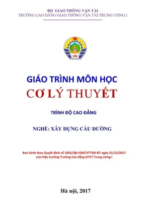 Giáo trình Cơ lý thuyết: Xây dựng Cầu Đường Trình độ Cao 