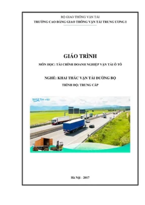Giáo trình Tài chính Doanh nghiệp Vận tải Ô tô (Đầy đủ)