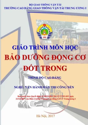 Giáo trình Bảo dưỡng Động cơ Đốt trong Máy thi công