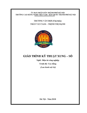 Giáo Trình Kỹ Thuật Xung Số Cho Nghề Điện Tử Công Nghiệp