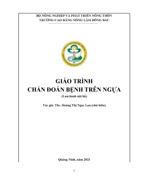 Hướng Dẫn Chẩn Đoán Bệnh Trên Ngựa