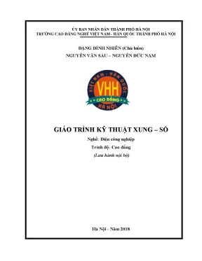 Giáo Trình Kỹ Thuật Xung Số Cho Nghề Điện Công Nghiệp