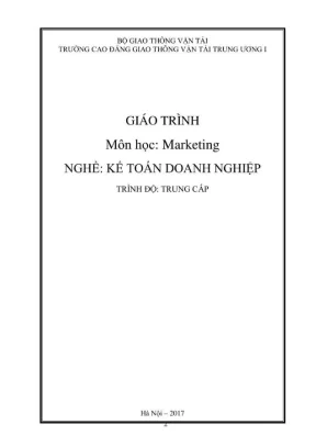 Giáo trình Marketing Kế toán Doanh nghiệp Trung cấp (Full)