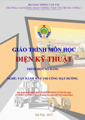 Giáo trình Điện kỹ thuật nghề Vận hành máy thi công