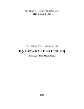 Hướng Dẫn Học Tập Hạ Tầng Kỹ Thuật Đô Thị