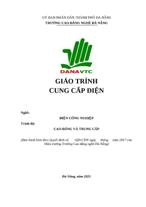 Giáo Trình Cung Cấp Điện Nghề Điện Công Nghiệp