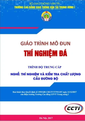 Giáo trình Thí nghiệm đá & Kiểm tra chất lượng Cầu đường