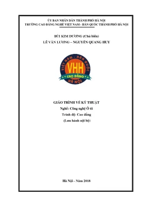 Giáo Trình Vẽ Kỹ Thuật Ô Tô Cao Đẳng