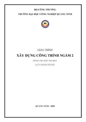 Giáo Trình Xây Dựng Công Trình Ngầm Đại Học Công Nghiệp