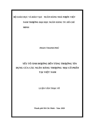 Yếu tố ảnh hưởng đến tăng trưởng tín dụng ngân hàng