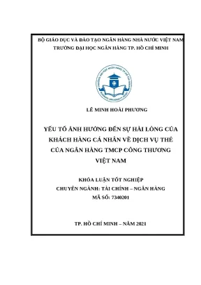 Yếu Tố Ảnh Hưởng Đến Sự Hài Lòng Của Khách Hàng Về Dịch