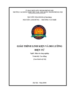 Giáo Trình Linh Kiện và Đo Lường Điện Tử cho Nghề Điện 