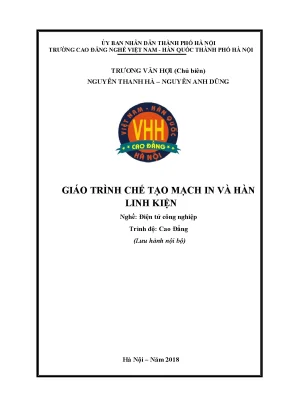 Hướng Dẫn Chế Tạo Mạch In và Hàn Linh Kiện Nghề Điện Tử