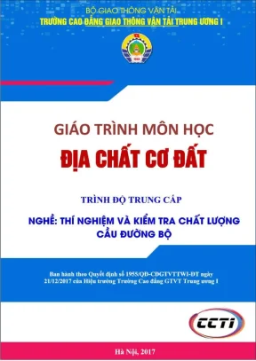 Giáo trình Địa chất Cơ đất: Thí nghiệm Cầu đường bộ