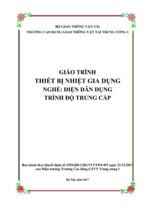 Giáo trình Thiết bị nhiệt Gia dụng (Nghề Điện Dân dụng)