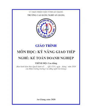Kỹ Năng Giao Tiếp Trong Nghề Kế Toán Cao Đẳng