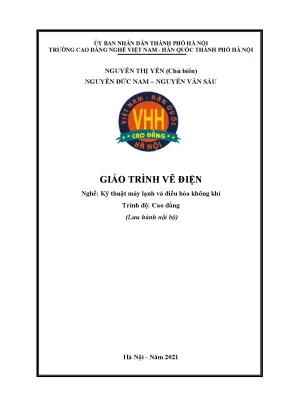 Giáo Trình Vẽ Điện Kỹ Thuật Máy Lạnh Cao Đẳng
