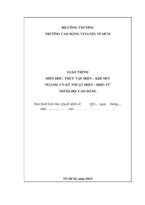 Giáo Trình Thực Tập Điện Khí Nén Ngành Kỹ Thuật Điện Điện Tử