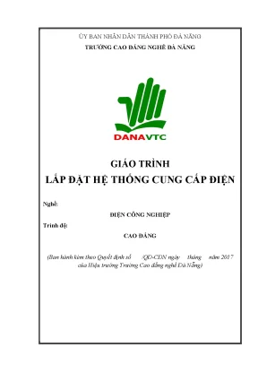 Giáo Trình Lắp Đặt Hệ Thống Cung Cấp Điện Nghề Điện Công 
