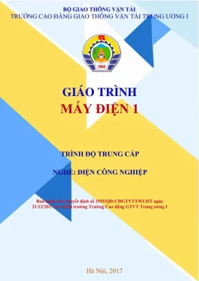Giáo trình Máy điện 1: Nghề Điện Công nghiệp Trình độ 